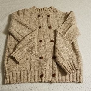 Vintage beige heathered sweater